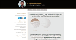 Desktop Screenshot of calebwoodbridge.com