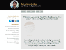 Tablet Screenshot of calebwoodbridge.com